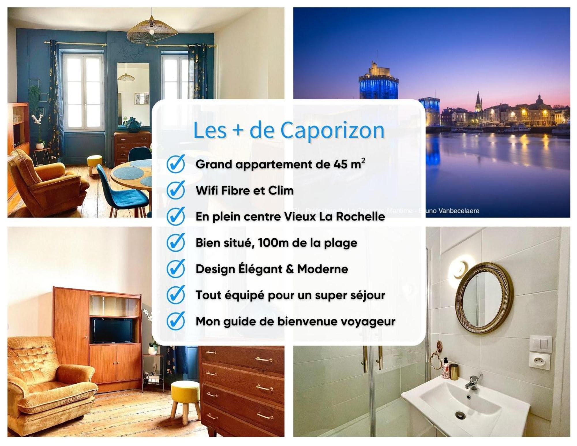 Caporizon-Le Perot-T2 Au Coeur Du Vieux Port 100M Plage Ла-Рошель Екстер'єр фото